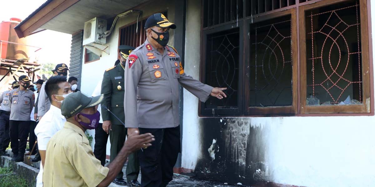 polisi-tetapkan-lima-tersangka-perusakan-dan-pembakaran-kantor-pemerintahan-keerom